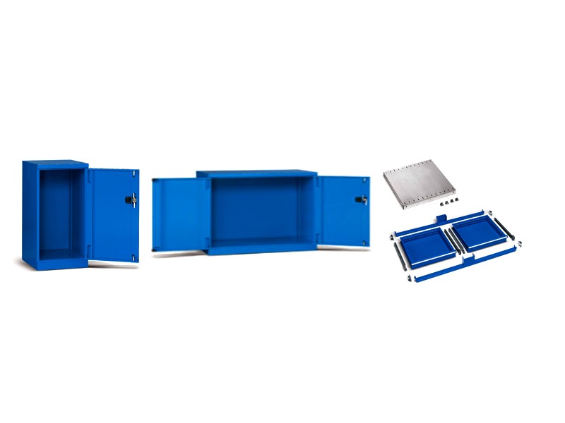 componenti armadietti con porte e cassetti prof 555 mm